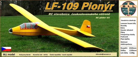 LF-109 Pionr elektro motor + 4servo
