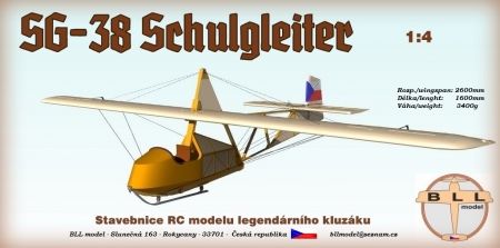 SG-38 Schulgleiter /K-38 Komr  Stavebnice na zakzku,termn dodn 14.dn