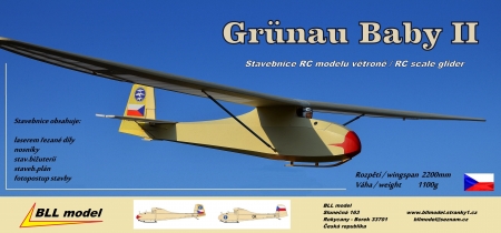 Grnau Baby II  + 4 ks servo